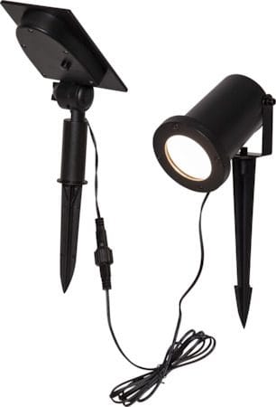 Powerspot SolcellsSpotlight 9 cm - svart - Belysning & el - Utomhusbelysning - Solcellslampa & solcellsbelysning