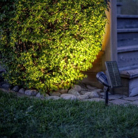 Powerspot Solcellsspotlight 9 cm - svart - Belysning & el - Utomhusbelysning - Solcellslampa & solcellsbelysning