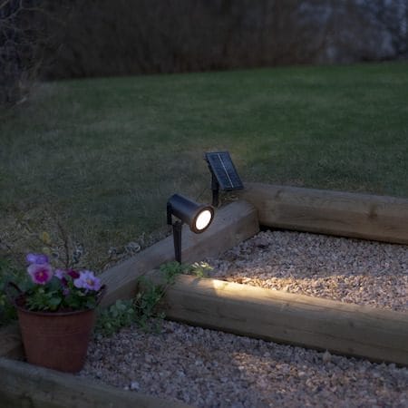 Powerspot SolcellsSpotlight 9 cm - svart - Belysning & el - Utomhusbelysning - Solcellslampa & solcellsbelysning