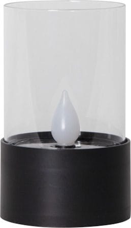 Puloun Solcellslykta 8.5 cm - svart och transparent - Belysning & el - Utomhusbelysning - Solcellslampa & solcellsbelysning
