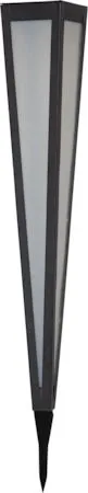 Pyramis Solcellspollare 61 cm - svart - Belysning & el - Utomhusbelysning