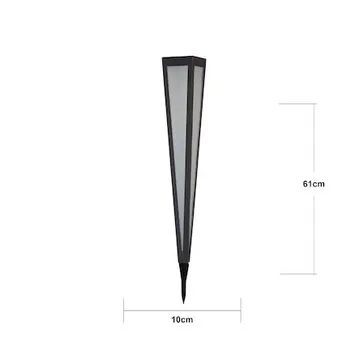 Pyramis Solcellspollare 61 cm - svart - Belysning & el - Utomhusbelysning