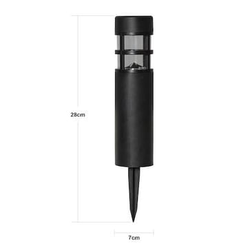 Rundi 2 pack Solcellspollare 28 cm - svart - Belysning & el - Utomhusbelysning