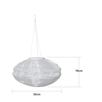 Festival Solcellsdekoration 35 cm - vit - Belysning & el - Utomhusbelysning - Solcellslampa & solcellsbelysning