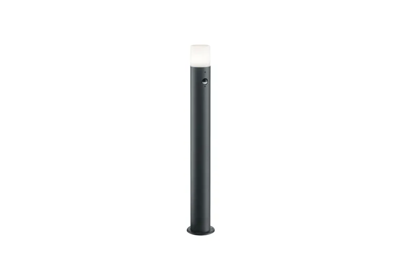 Hoosic Pollare 80 cm E27 rörelsessensor antracit, Antracit