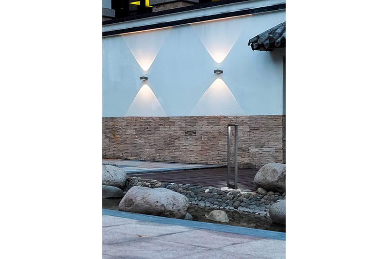Reno LED Pollare 100 cm antracit - Antracit/Vit - Belysning & el - Utomhusbelysning - Stolplykta