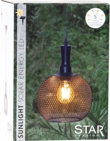 Sunlight Solcellslampa 19 cm - svart - Belysning & el - Utomhusbelysning - Solcellslampa & solcellsbelysning