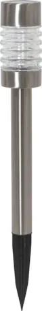 Terni Solcellspollare 42 cm, silver