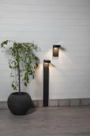 Vici Solcellsvägglykta 9 cm - svart - Belysning & el - Utomhusbelysning - Solcellslampa & solcellsbelysning