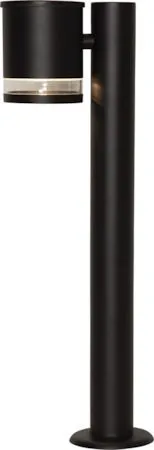 Vienna Solcellspollare 50 cm, svart