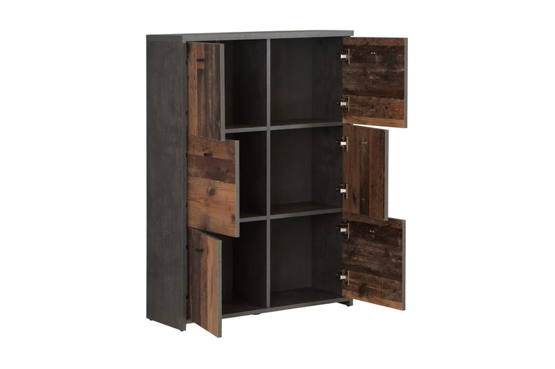 Broxton Sidobord 77 cm - Grå/Brun - Förvaring - Förvaringsmöbler - Sideboard & skänk