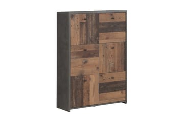 Broxton Sidobord 77 cm - Grå/Brun - Förvaring - Förvaringsmöbler - Sideboard & skänk