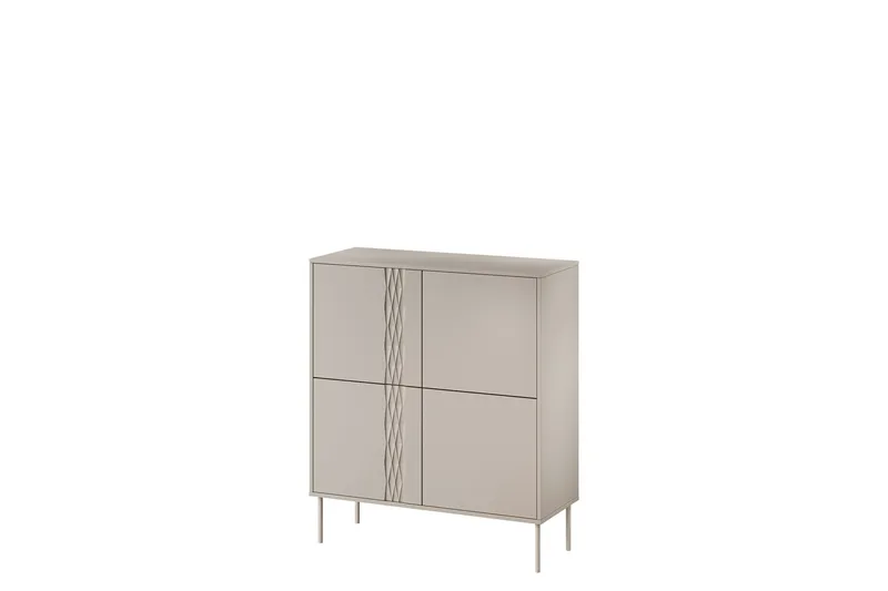 Akiko Byrå 100 cm - Beige - Förvaring - Förvaringsmöbler - Byrå - Hallbyrå