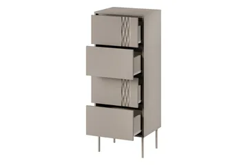 Akiko Byrå 50 cm - Beige - Förvaring - Förvaringsmöbler - Byrå - Hallbyrå