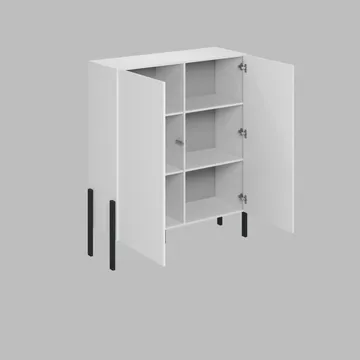 Byrå Jukon 2 Dörrar - Vit Supermat - Förvaring - Förvaringsmöbler - Sideboard & skänk
