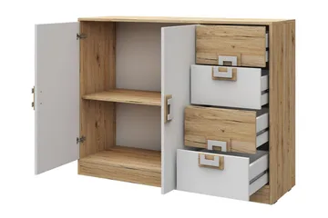 Klacksberg Byrå 120x40x93 cm - Beige/Vit - Förvaring - Förvaringsmöbler - Byrå