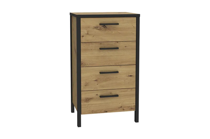 Koufalia Byrå 40x51 cm - Brun/Svart - Förvaring - Förvaringsmöbler - Byrå