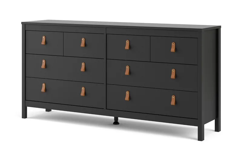 Vallvidera Byrå 38x159 cm - Svart - Förvaring - Förvaringsmöbler - Byrå