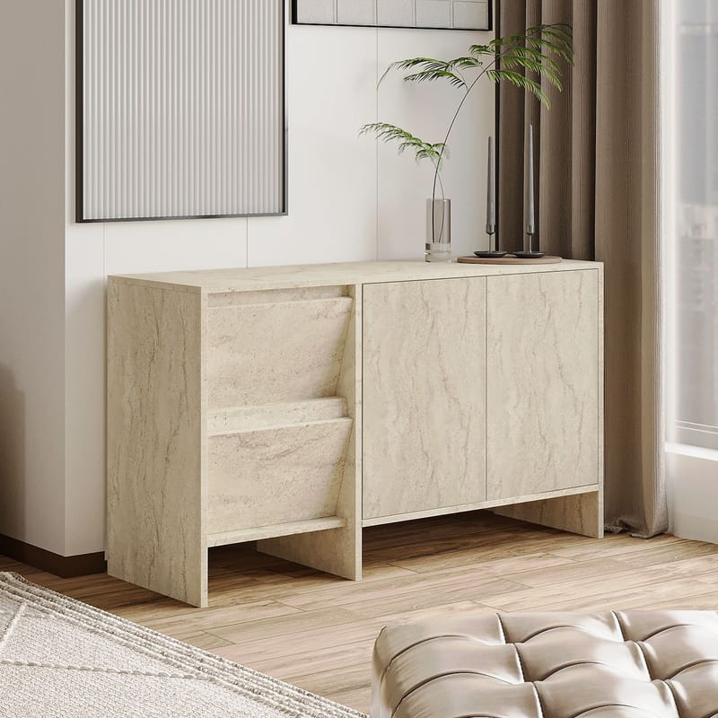 Crala Konsol 130x81,8x44 cm - Travertin - Förvaring - Förvaringsmöbler - Sideboard & skänk