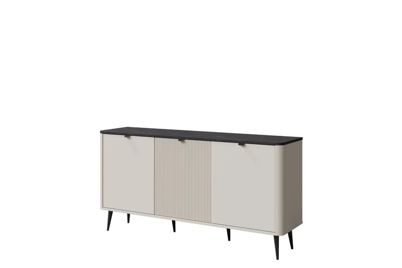 Cucina Skänk 160x40 cm - Beige/Grå - Förvaring - Förvaringsmöbler - Sideboard & skänk