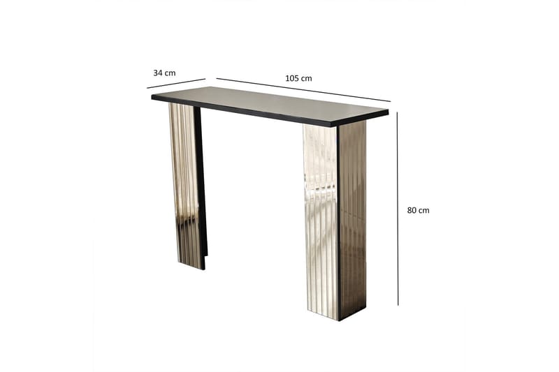 Ezlyn Byrå 105 cm - Brons - Möbler - Bord & matgrupper - Avlastningsbord - Konsolbord & sidobord