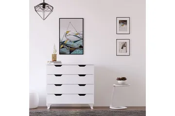 Feylor Hörnbyrå 86 cm - Matt Vit - Förvaring - Förvaringsmöbler - Byrå - Hallbyrå