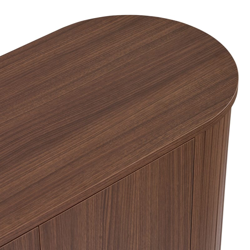Haulover Konsolbord 180 cm - Valnöt/Svart - Förvaring - Förvaringsmöbler - Sideboard & skänk