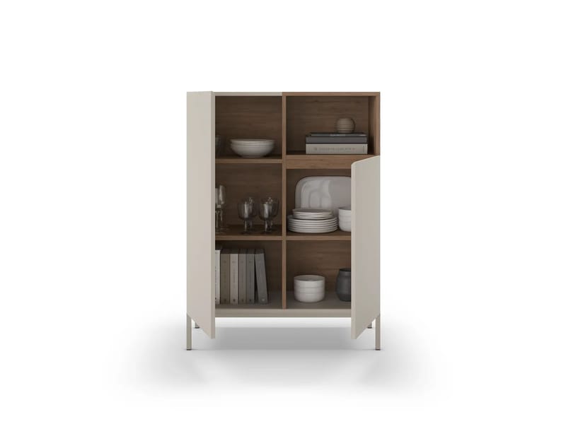 Morlen Sideboard 90x120x41,8 cm - Santstone och naturlig ek - Förvaring - Förvaringsmöbler - Sideboard & skänk