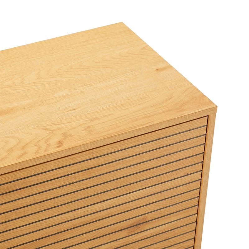 Sideboard Line melamin med ekbark 110x40x74 cm - Brun - Förvaring - Förvaringsmöbler - Sideboard & skänk