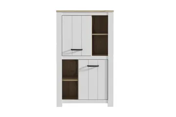 Crumpton Skänk 87 cm - Vit/Brun - Förvaring - Förvaringsmöbler - Sideboard & skänk