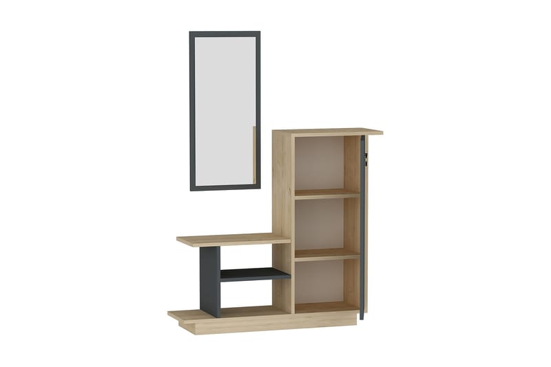 Glatton Sideboard 80 cm - Ek|Antracit - Förvaring - Förvaringsmöbler - Sideboard & skänk