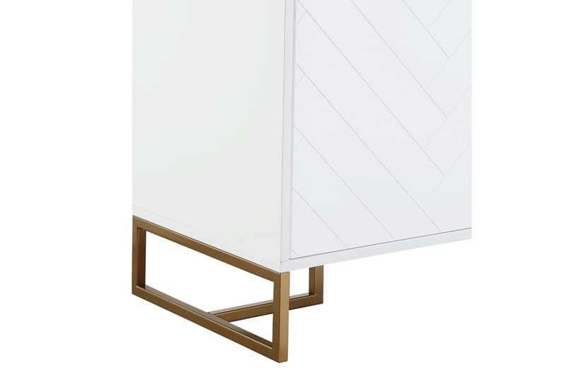 Herringbone Sideboard 122x48 cm Vit - Förvaring - Förvaringsmöbler - Sideboard & skänk