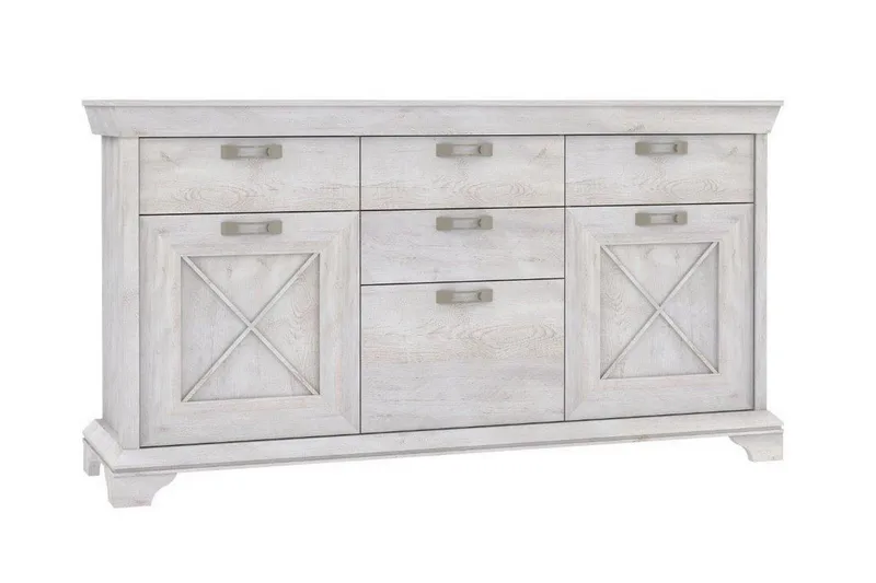Hurlston Highboard 178 cm - Vit - Förvaring - Förvaringsmöbler - Sideboard & skänk