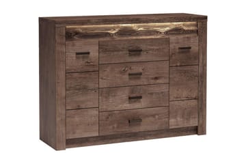 Indianapolis Skänk 137x42x104 cm - Brun - Förvaring - Förvaringsmöbler - Sideboard & skänk