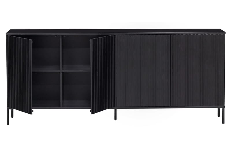 Sideboard & skänk Hemlinge Sideboard 44x200 cm Svart - Förvaring - Förvaringsmöbler - Sideboard & skänk