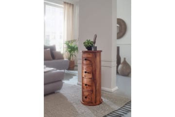 Willowdale Sideboard 35 cm 4 Lådor Runt - Brun - Förvaring - Förvaringsmöbler - Sideboard & skänk