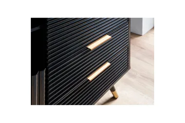 Sideboard Wohnling Folierad spånskiva ekoptik 77 cm 2 dörrar 2 lådor förvaringsutrymme modern - Förvaring - Förvaringsmöbler - Sideboard & skänk