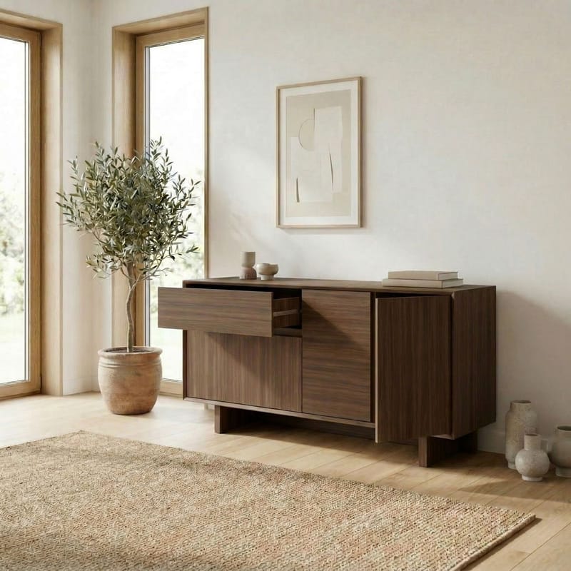 Tavon Konsol 146x76x45 cm - Milano Walnut - Förvaring - Förvaringsmöbler - Sideboard & skänk