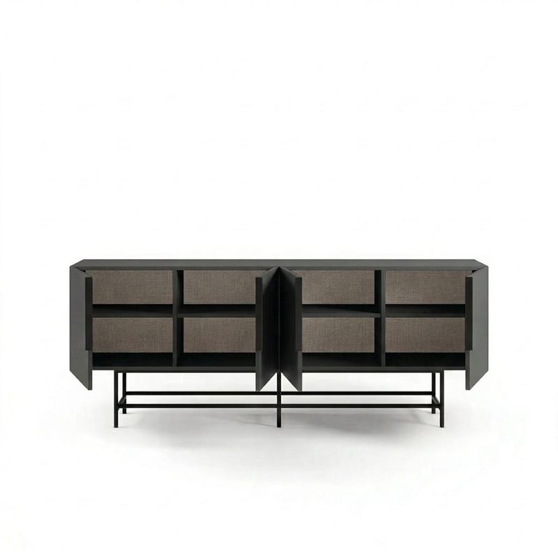 Truvia Konsol 200x77,9x40 cm - Antracit och svart - Förvaring - Förvaringsmöbler - Sideboard & skänk