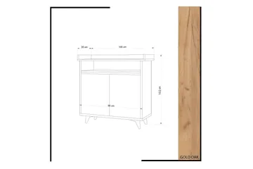 Mod Design Förvaringsskåp - Trä/Vit - Förvaring - Hallförvaring