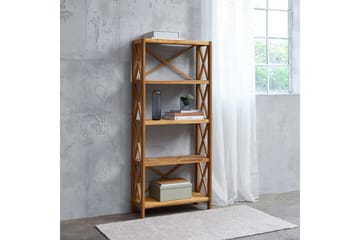 Ayanna Bokhylla 70 cm i Teak - Honungsbrun - Förvaring - Hylla - Bokhylla