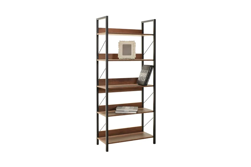 Ajkati Bokhylla 73x35 cm Brun - Hanah Home - Förvaring - Hylla - Bokhylla