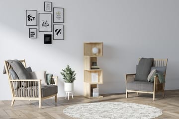 Andifli Bokhylla 25 cm i Ek - Grön - Förvaring - Hylla - Bokhylla
