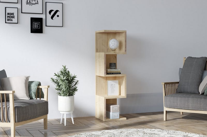Andifli Bokhylla 25 cm i Ek - Grön - Förvaring - Hylla - Bokhylla