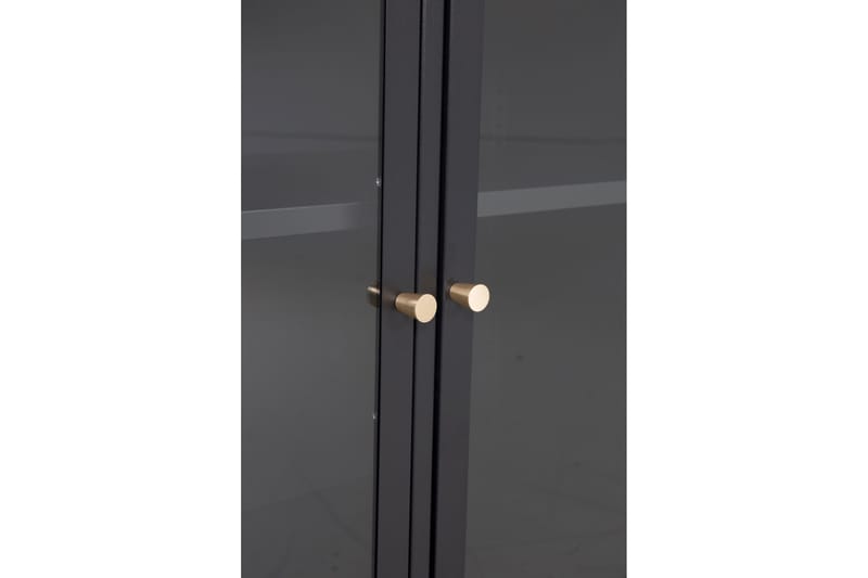 Bakal Bokhylla 85 cm i Glas och Metall - Svart - Förvaring - Hylla - Bokhylla