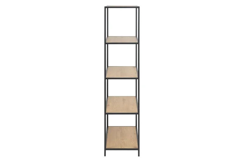 Hasslevik Bokhylla 77x150 cm - Vildek/Svart - Förvaring - Hylla - Bokhylla