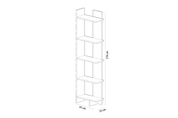 Hejde Bokhylla 45 cm - Vit - Förvaring - Hylla - Bokhylla