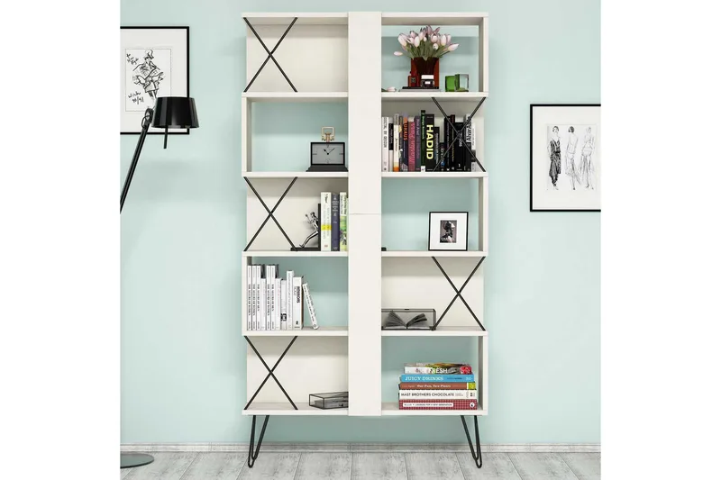 Hovdane Bokhylla 90 cm - Brun - Förvaring - Hylla - Bokhylla
