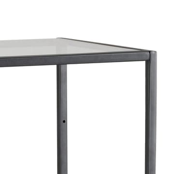 Ikaria Bokhylla 35 cm med 4 Hyllplan i Glas och Metall - Svart - Förvaring - Hylla - Bokhylla