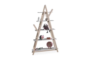 Kiddy Bokhylla 34 cm i Ek - Vit - Förvaring - Hylla - Bokhylla
